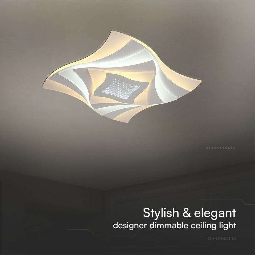 Himmennettävä LED-kattovalaisin LED/75W/230V 3000-6500K + kauko-ohjaus