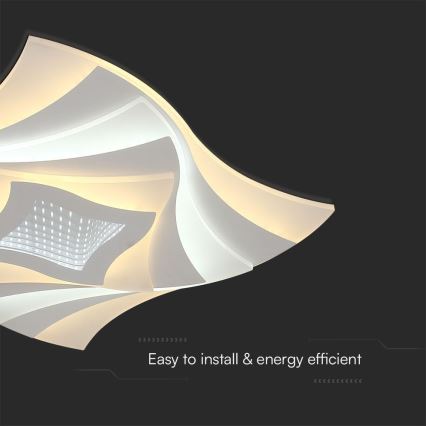 Himmennettävä LED-kattovalaisin LED/75W/230V 3000-6500K + kauko-ohjaus
