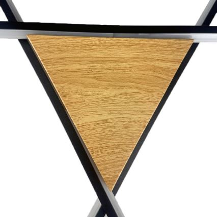 Himmennettävä LED-kattovalaisin LED/75W/230V 3000-6500K ruskea/musta + kauko-ohjaus