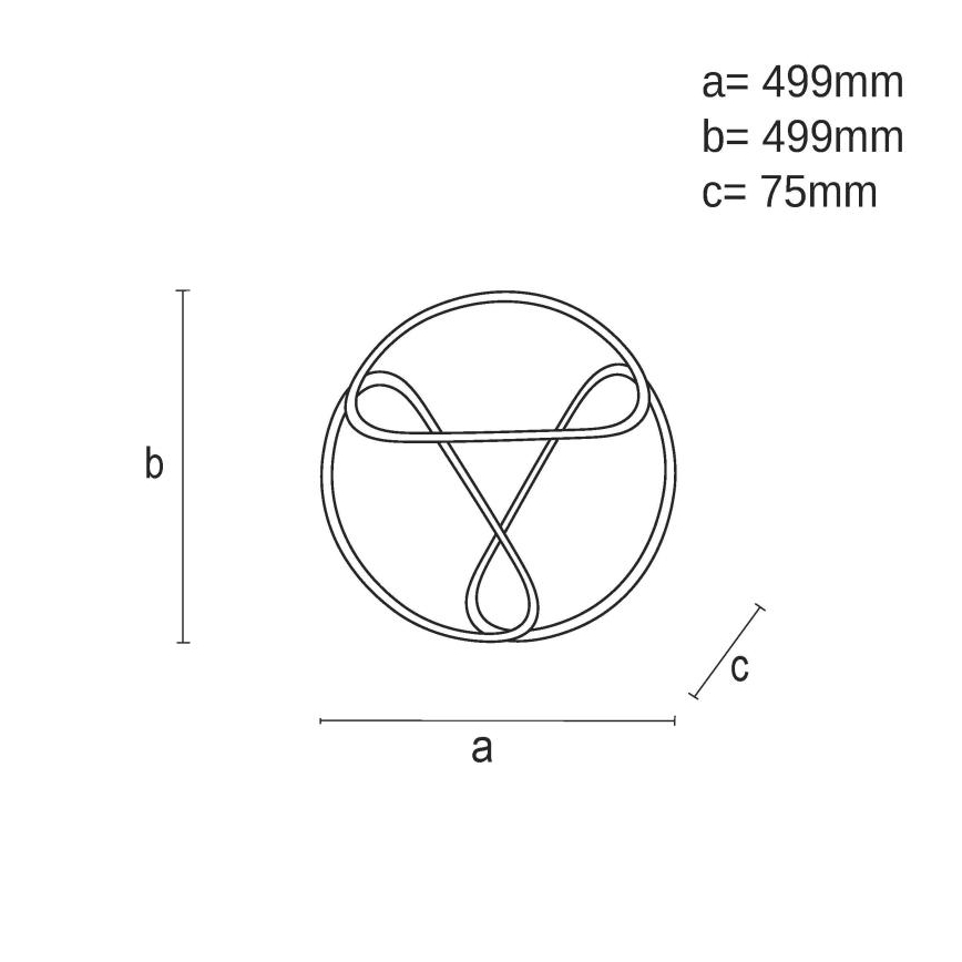 Himmennettävä LED-kattovalaisin LED/75W/230V 3000-6500K ruskea/musta + kauko-ohjaus