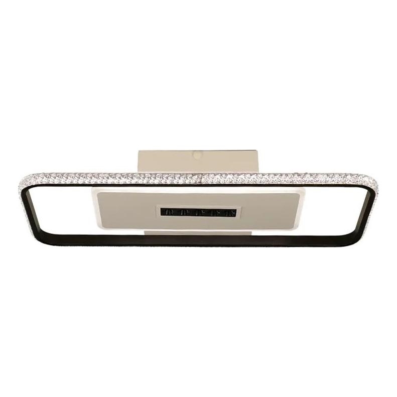 Himmennettävä LED-kattovalaisin LED/75W/230V 3000-6500K valkoinen/musta + kauko-ohjaus