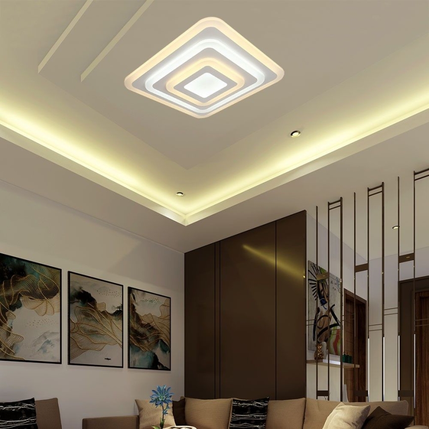 Himmennettävä LED-kattovalaisin LED/77W/230V 3000-6500K + kauko-ohjaus