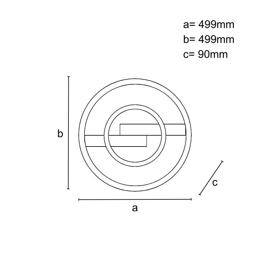 Himmennettävä LED-kattovalaisin LED/80W/230V 3000-6500K + kaukosäädin