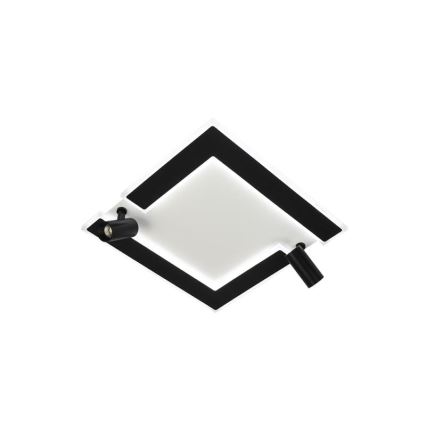 Himmennettävä LED-kattovalaisin LED/80W/230V 3000-6500K musta + kauko-ohjaus
