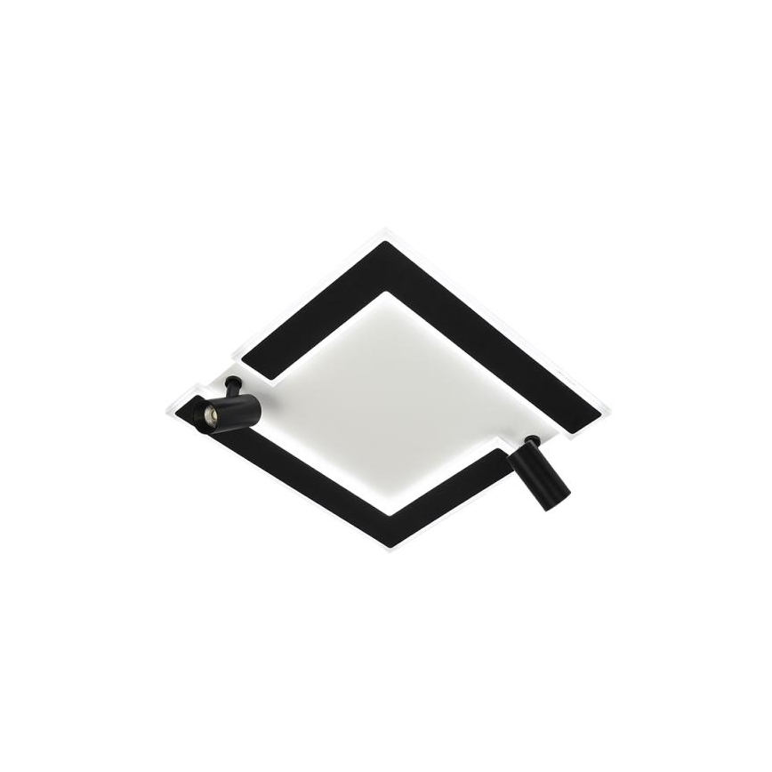 Himmennettävä LED-kattovalaisin LED/80W/230V 3000-6500K musta + kauko-ohjaus