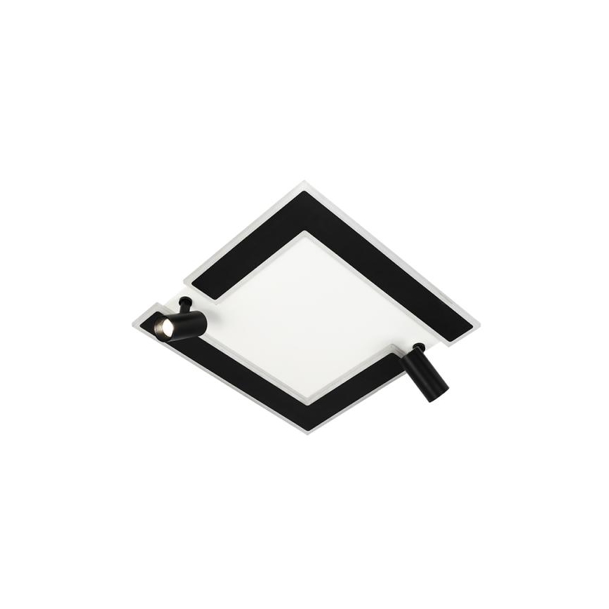 Himmennettävä LED-kattovalaisin LED/80W/230V 3000-6500K musta + kauko-ohjaus