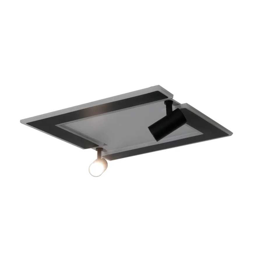 Himmennettävä LED-kattovalaisin LED/80W/230V 3000-6500K musta + kauko-ohjaus