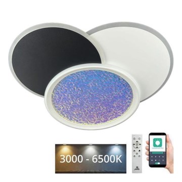 Himmennettävä LED-kattovalaisin LED/80W/230V 3000-6500K valkoinen + kauko-ohjaus