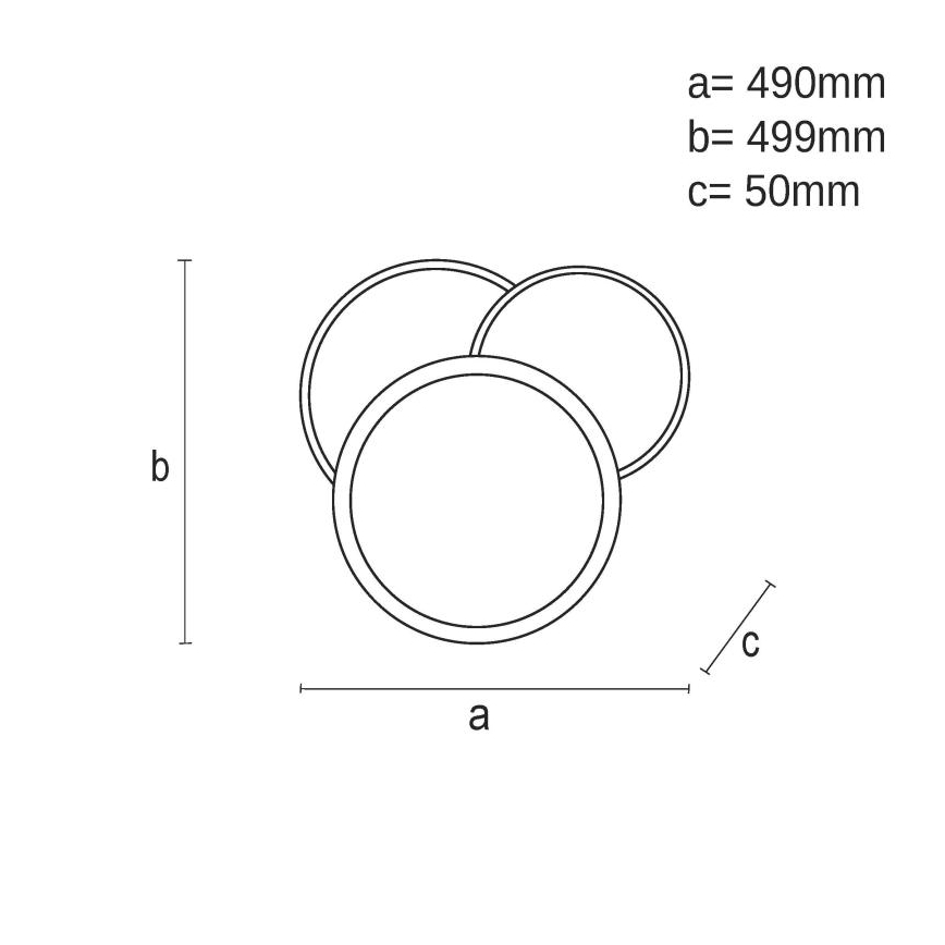 Himmennettävä LED-kattovalaisin LED/80W/230V 3000-6500K valkoinen + kauko-ohjaus