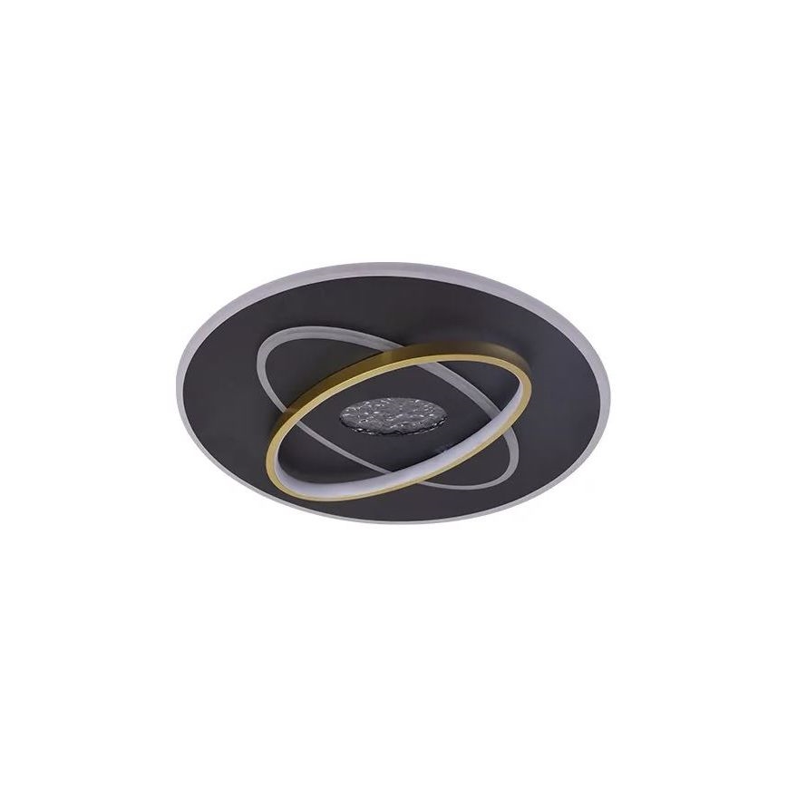 Himmennettävä LED-kattovalaisin LED/80W/230V 3000-6500K musta + kauko-ohjaus