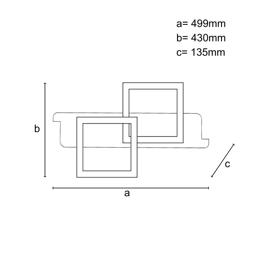 Himmennettävä LED-kattovalaisin LED/85W/230V 3000-6500K tammi + kauko-ohjaus