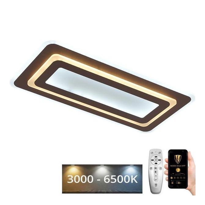 Himmennettävä LED-kattovalaisin LED/85W/230V 3000-6500K + kauko-ohjaus