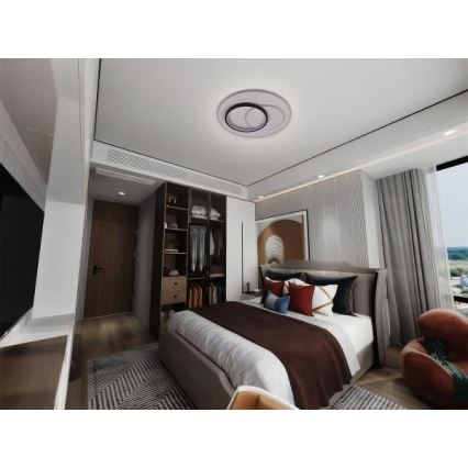 Himmennettävä LED-kattovalaisin LED/85W/230V 3000-6500K + kauko-ohjaus