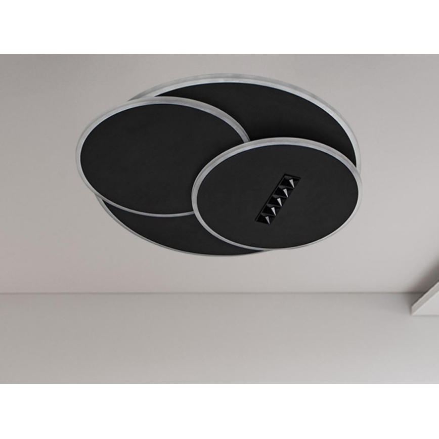 Himmennettävä LED-kattovalaisin LED/90W/230V 3000-6500K musta + kauko-ohjaus