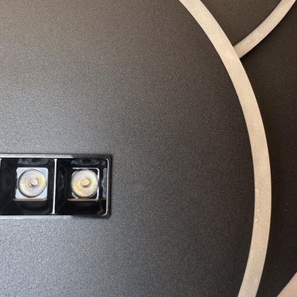 Himmennettävä LED-kattovalaisin LED/90W/230V 3000-6500K musta + kauko-ohjaus