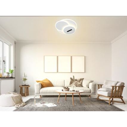 Himmennettävä LED-kattovalaisin LED/90W/230V 3000-6500K valkoinen + kauko-ohjaus