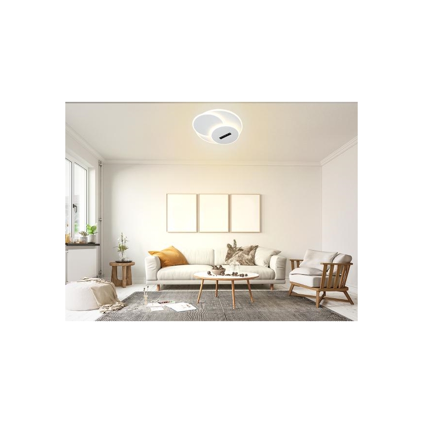 Himmennettävä LED-kattovalaisin LED/90W/230V 3000-6500K valkoinen + kauko-ohjaus