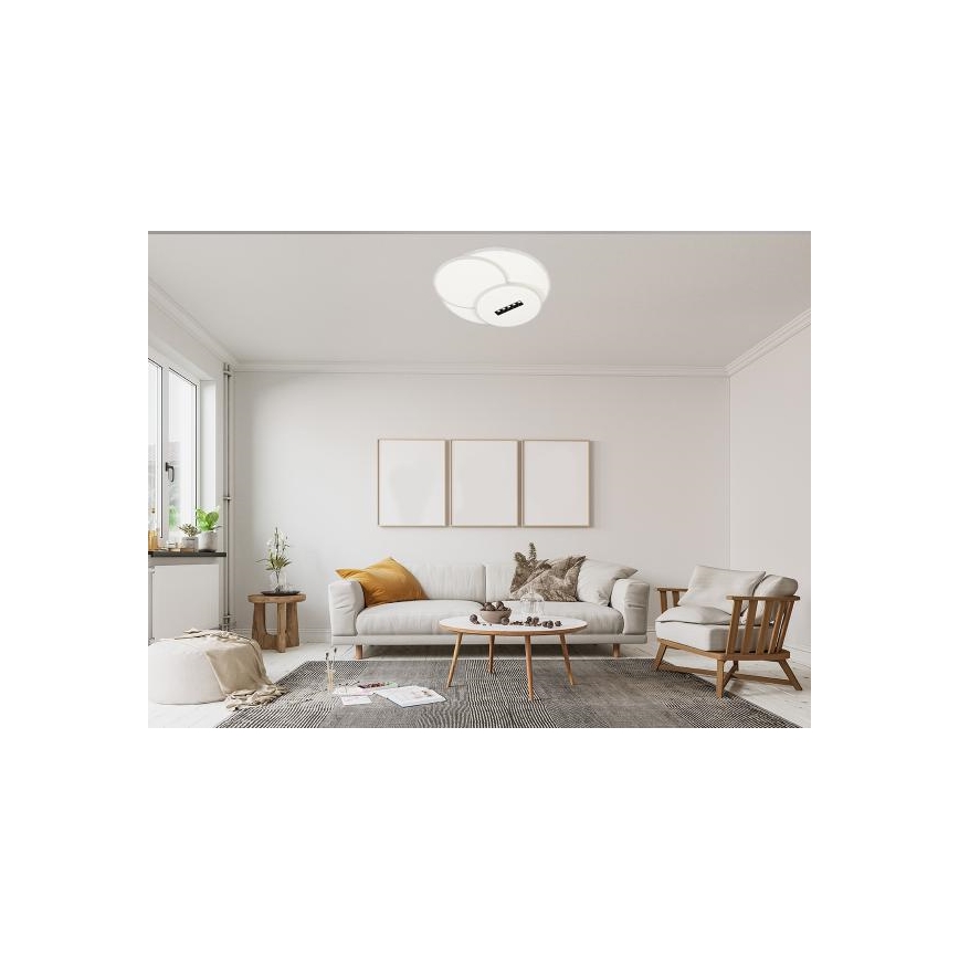 Himmennettävä LED-kattovalaisin LED/90W/230V 3000-6500K valkoinen + kauko-ohjaus