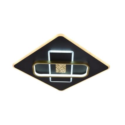 Himmennettävä LED-kattovalaisin LED/90W/230V 3000-6500K musta + kauko-ohjaus