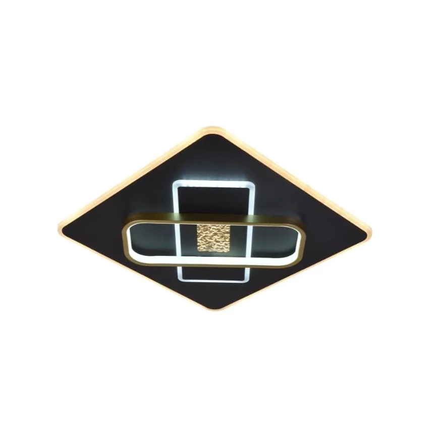Himmennettävä LED-kattovalaisin LED/90W/230V 3000-6500K musta + kauko-ohjaus