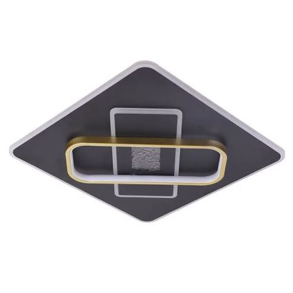 Himmennettävä LED-kattovalaisin LED/90W/230V 3000-6500K musta + kauko-ohjaus