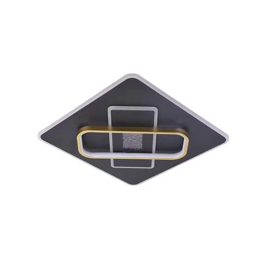 Himmennettävä LED-kattovalaisin LED/90W/230V 3000-6500K musta + kauko-ohjaus