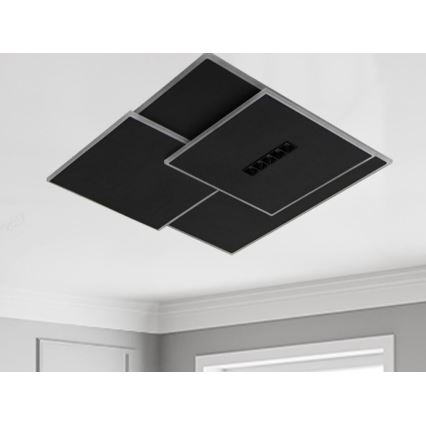 Himmennettävä LED-kattovalaisin LED/95W/230V 3000-6500K musta + kauko-ohjaus