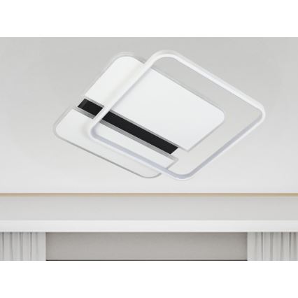 Himmennettävä LED-kattovalaisin LED/95W/230V 3000-6500K valkoinen + kauko-ohjaus