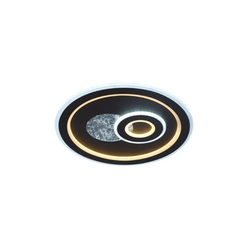 Himmennettävä LED-kattovalaisin LED/95W/230V 3000-6500K musta + kauko-ohjaus