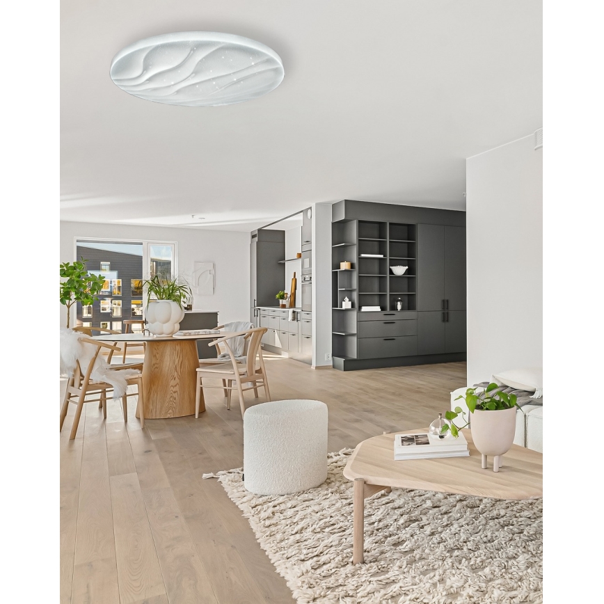 Himmennettävä LED-kattovalaisin LIKA LED/60W/230V 2700-6500K halkaisija 58 cm + kauko-ohjaus