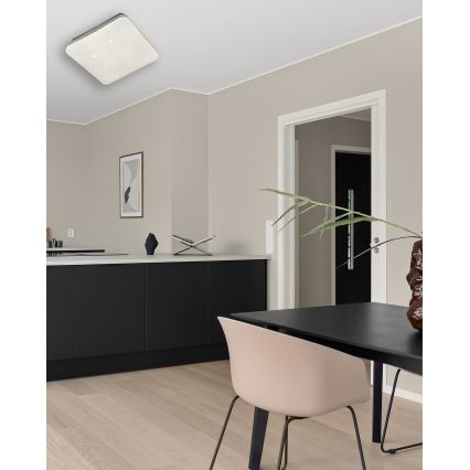 Himmennettävä LED-kattovalaisin MANA LED/36W/230V 2700-6500K 43x43 cm + kauko-ohjaus