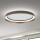 Himmennettävä LED-kattovalaisin MANTA LED/38W/230V 2700/3000/4000K halkaisija 45 cm ruskea