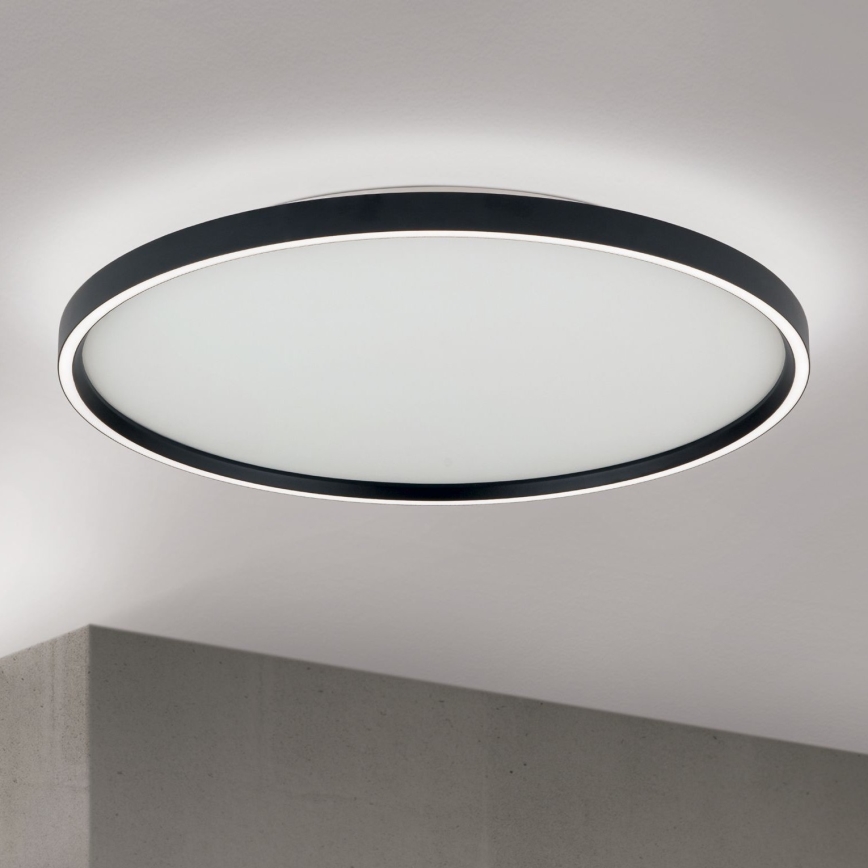 Himmennettävä LED-kattovalaisin MASCA LED/47W/230V 2700/3350/4000K halkaisija 60 cm musta