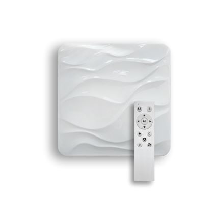 Himmennettävä LED-kattovalaisin NERIS LED/60W/230V 2700-6500K 53x53 cm + kauko-ohjaus