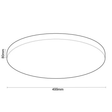 Himmennettävä LED-kattovalaisin OPAL LED/48W/230V 2700-6500K Wi-Fi Tuya valkoinen + kauko-ohjaus