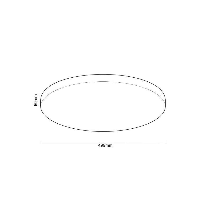 Himmennettävä LED-kattovalaisin OPAL LED/48W/230V 2700-6500K Wi-Fi Tuya valkoinen + kauko-ohjaus