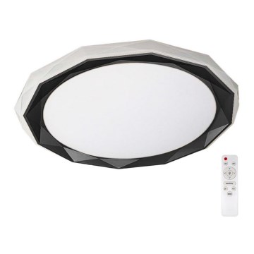 Himmennettävä LED-kattovalaisin OSCAR LED/45W/230V 3000-6000K musta + kauko-ohjaus