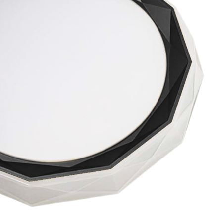 Himmennettävä LED-kattovalaisin OSCAR LED/45W/230V 3000-6000K musta + kauko-ohjaus