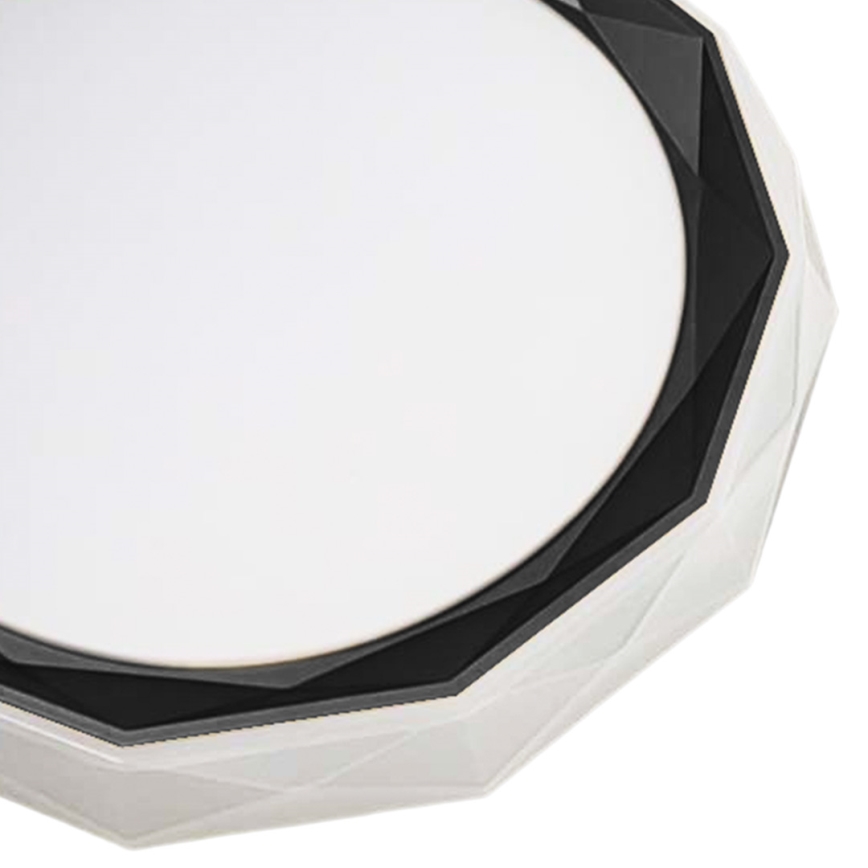 Himmennettävä LED-kattovalaisin OSCAR LED/45W/230V 3000-6000K musta + kauko-ohjaus