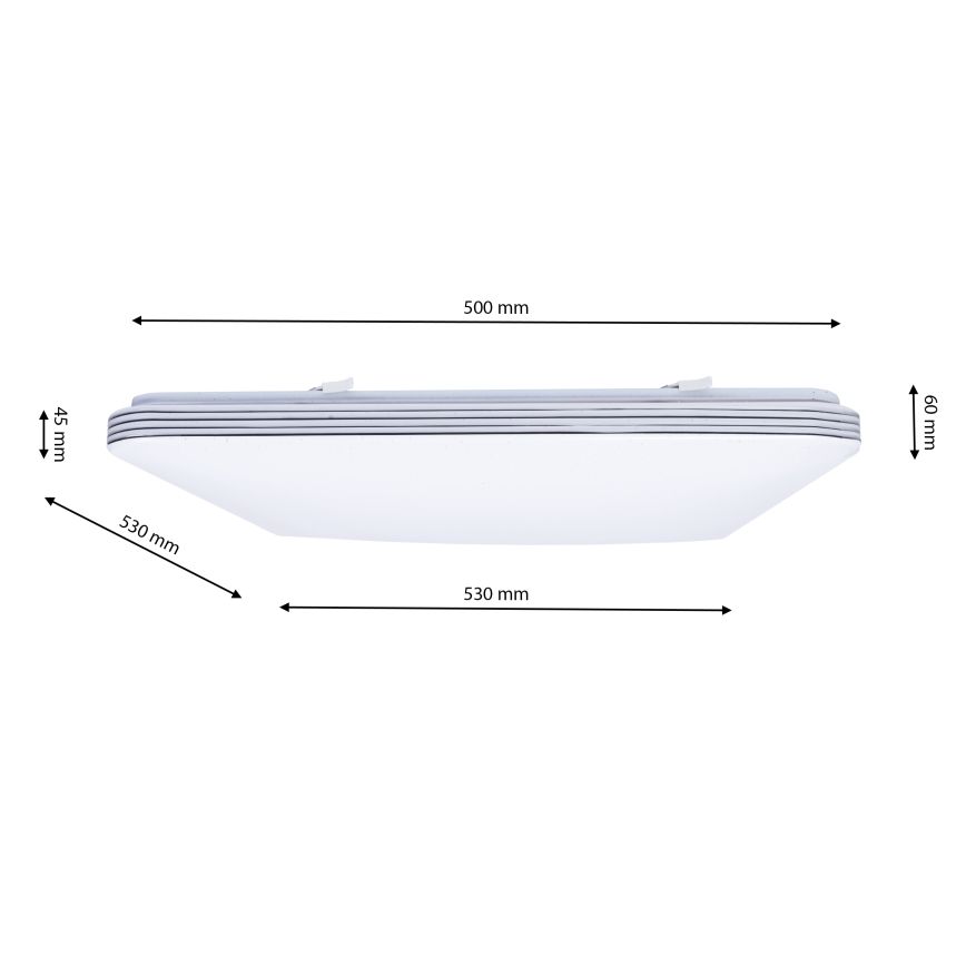 Himmennettävä LED-kattovalaisin PALERMO LED/72W/230V
