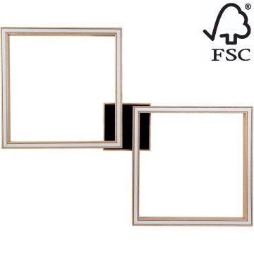 Himmennettävä LED-kattovalaisin RAMME 2xLED/24W/230V tammi – FSC sertifioitu