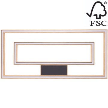 Himmennettävä LED-kattovalaisin RAMME 2xLED/28,5W/230V tammi – FSC sertifioitu
