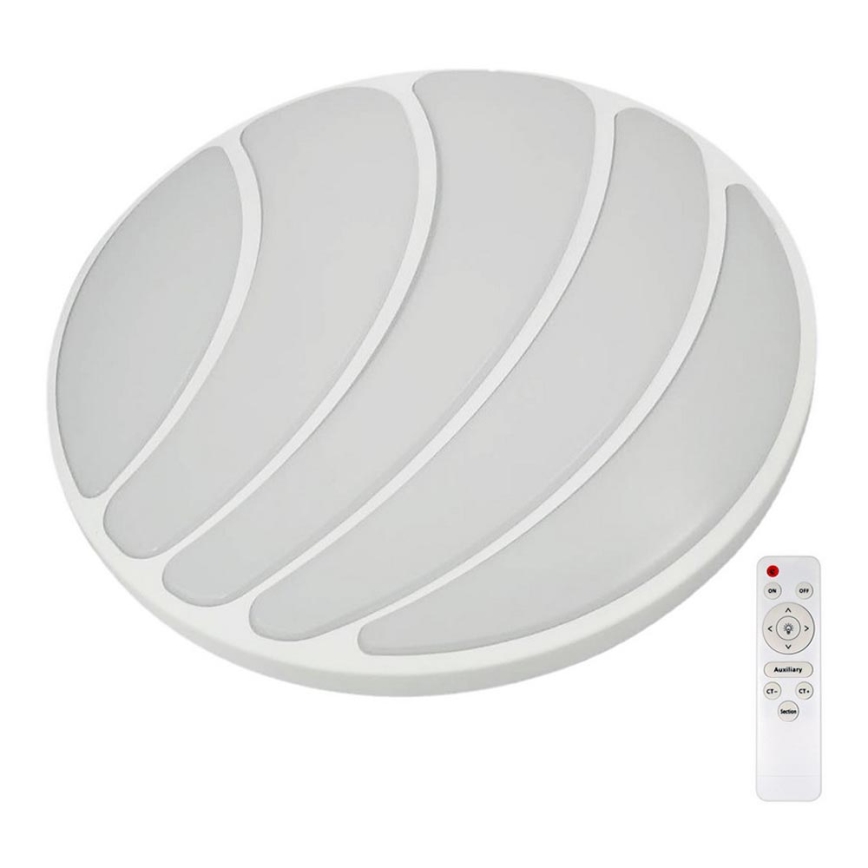 Himmennettävä LED-kattovalaisin SHELL WHITE LED/40W/230V + kaukosäädin