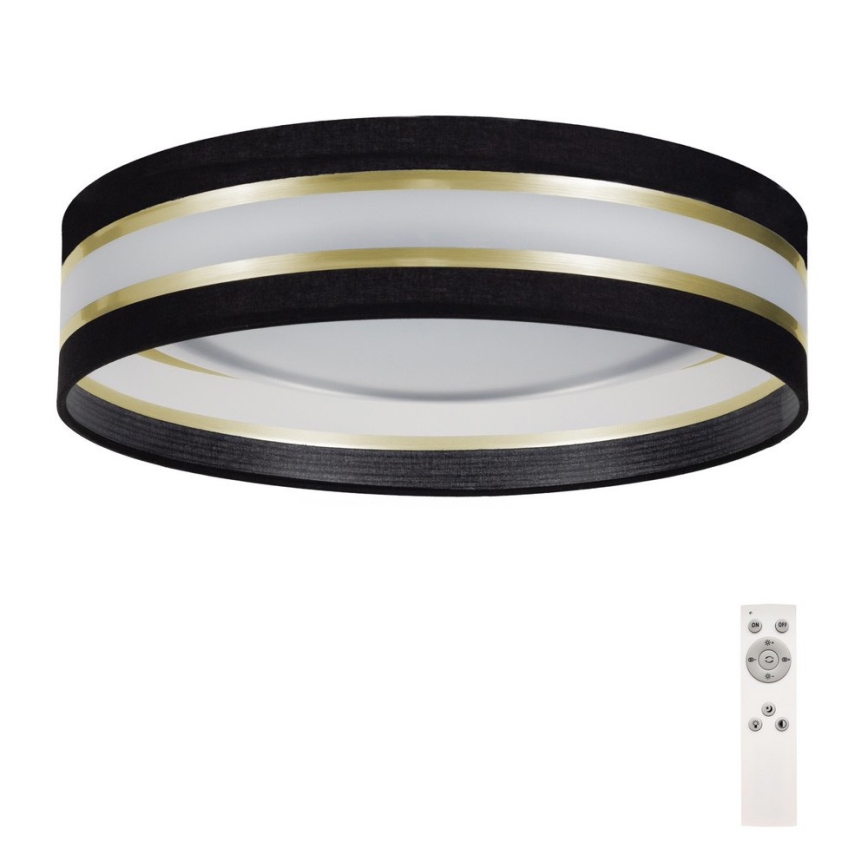 Himmennettävä LED-kattovalaisin SMART CORAL GOLD LED/24W/230V musta/kultainen +kaukosäädin