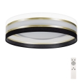 Himmennettävä LED-kattovalaisin SMART CORAL GOLD LED/24W/230V musta/valkoinen + kaukosäädin
