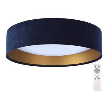 Himmennettävä LED-kattovalaisin SMART GALAXY LED/24W/230V tummansininen/kulta 3000-6500K + kauko-ohjaus