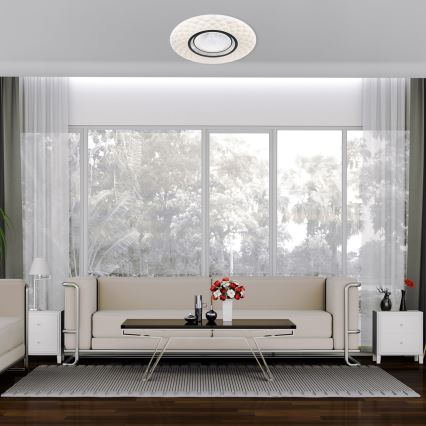 Himmennettävä LED-kattovalaisin TOKYO LED/48W/230V + Kauko-ohjaus