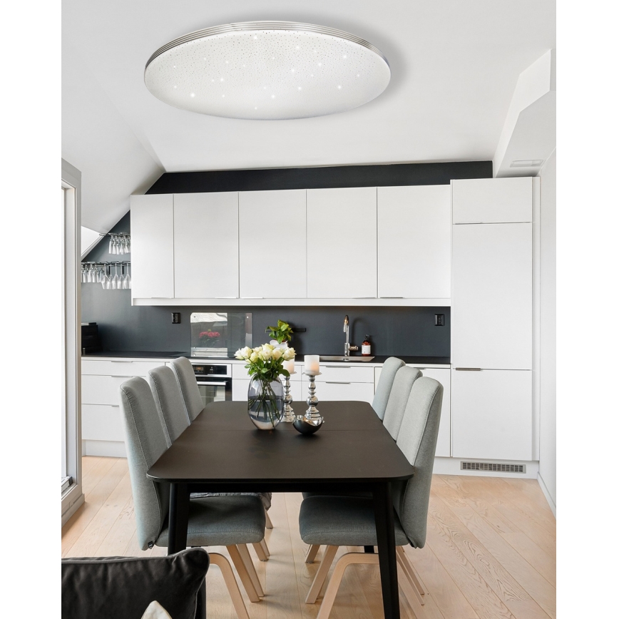 Himmennettävä LED-kattovalaisin VENTA LED/60W/230V 2700-6500K halkaisija 58 cm + kauko-ohjaus