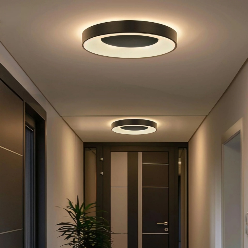Himmennettävä kylpyhuoneen LED-kattovalaisin WITOLD LED/48W/230V halkaisija 38,5 cm 3000-6000K IP44 +Dálkové hallinta