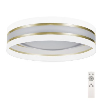 Himmennettävä LED-kattovalo SMART CORAL GOLD LED/24W/230V valkoinen/kulta +kaukosäädin